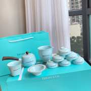 Uubags Tiffany & Co Tea Set Bone Porcelain Teapot with Designer Mug Exquisite Craftsmanship Logo - 5