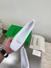 Uubags Bottega Veneta Charlotte Ballerina In White Lambskin - 6