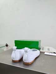 Uubags Bottega Veneta Charlotte Ballerina In White Lambskin - 3
