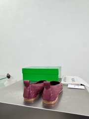 Uubags Bottega Veneta Charlotte Ballerina In Burgundy Lambskin - 6