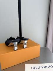 Uubags Louis Vuitton 1AKJ4X Cube Mule In Black 6.5cm - 2