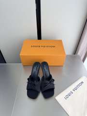 Uubags Louis Vuitton 1AKJ4X Cube Mule In Black 6.5cm - 6