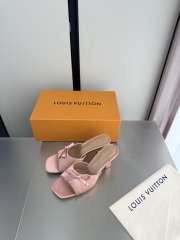 Uubags Louis Vuitton 1AKJ41 Cube Mule In Rose 6.5cm - 1