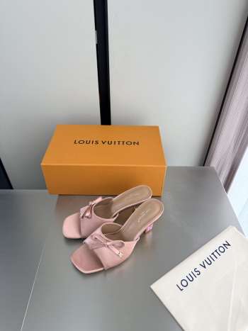 Uubags Louis Vuitton 1AKJ41 Cube Mule In Rose 6.5cm