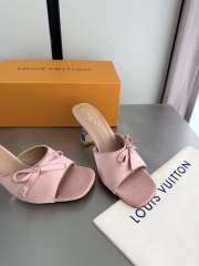 Uubags Louis Vuitton 1AKJ41 Cube Mule In Rose 6.5cm - 3