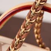 Uubags Louis Vuitton M29782 Vanity Chain Pouch Monogram Dune Coated Canvas 19x11.5x6.5cm - 6
