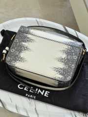 Uubags Celine Medium Teen Triomphe Bag in Natural Lizard 18.5x13.5x7cm - 5