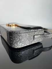 Uubags Celine Chain Shoulder Bag Claude In Natural Lizard 20.5x11.5x4cm  - 4