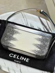 Uubags Celine Chain Shoulder Bag Claude In Natural Lizard 20.5x11.5x4cm  - 2