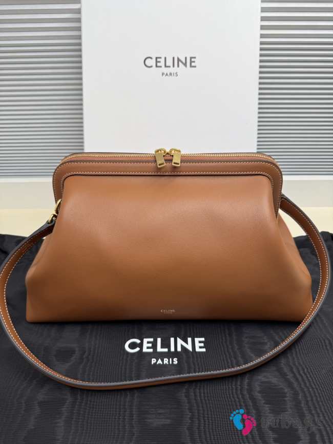 Uubags Celine Doctor's Pouch In Supple Natural Calfskin Tan 35x18x18cm - 1