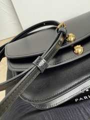 Uubags Celine Duo Wallet On Strap In Shiny calfskin Black 13x6cm - 2