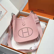 Uubags Hermes Evelyne 16 Amazone Bag In Rose Sakura 16x18x5.5cm - 1