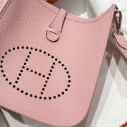 Uubags Hermes Evelyne 16 Amazone Bag In Rose Sakura 16x18x5.5cm - 6