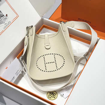 Uubags Hermes Evelyne 16 Amazone Bag In Craie 23x24x6cm