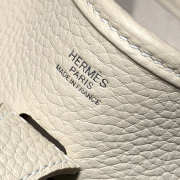 Uubags Hermes Evelyne 16 Amazone Bag In Craie 23x24x6cm - 4