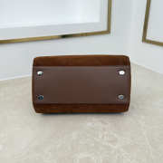 Uubags Dior Granville small bag velvet goatskin flat macrocannage in tan 25x16.5x14.5cm - 4