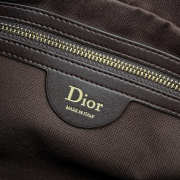 Uubags Dior Granville small bag velvet goatskin flat macrocannage in dark chocolate 25x16.5x14.5cm - 2