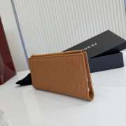 Uubags Gucci Plaque Long Wallet Brown GG Soft Leather 19x10x1.5cm - 4