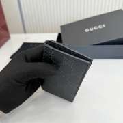Uubags Gucci Aria card case black perforated GG soft leather 7.5x12cm - 4