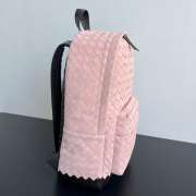 Uubags Bottega Veneta Suede Leather Intrecciato Backpack In Rose/fondant 46x30x14cm - 2