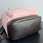 Uubags Bottega Veneta Suede Leather Intrecciato Backpack In Rose/fondant 46x30x14cm - 4