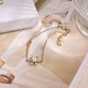 Uubags Bloom in Dior Bracelet Gold-Finish Metal, Gold Resin Pearls and Crystals - 3