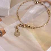 Uubags Bloom in Dior Bracelet Gold-Finish Metal, Gold Resin Pearls and Crystals - 5