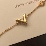 Uubags Louis Vuitton V Pearl Gold Chain Bracelet - 2