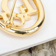 Uubags Dior Oblique Brooch Gold-Finish Metal and Crystals - 5