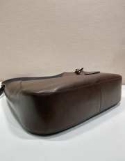 Uubags Prada 1BC299 Boogie large leather bag in cocoa brown 40x24.5x9cm - 6
