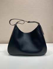 Uubags Prada 1BC299 Boogie large leather bag in black 40x24.5x9cm - 2