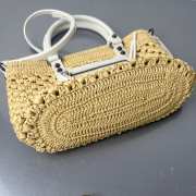 Uubags Balenciaga Le City Basket Small Bag In Natural/optic White 28x22x11cm - 5