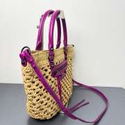 Uubags Balenciaga Le City Basket Small Bag In Beige/Azalea 28x22x11cm - 3