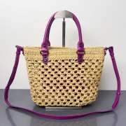 Uubags Balenciaga Le City Basket Small Bag In Beige/Azalea 28x22x11cm - 2