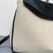 Uubags Balenciaga Rodeo handbag small in beige/black lambskin, aged-gold hardware 27x20x10cm  - 3
