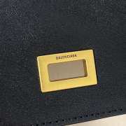 Uubags Balenciaga Rodeo handbag medium in beige/black lambskin, aged-gold hardware 35x23x11cm - 2