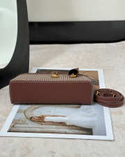 Uubags Loro Piana Extra Bag L23 Oak/Red/White/Dark Brown/Brown Tan/Sun Gold 23x12x7cm - 6