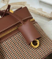 Uubags Loro Piana Extra Bag L23 Oak/Red/White/Dark Brown/Brown Tan/Sun Gold 23x12x7cm - 3