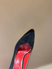 Uubags Valentino Suede Pumps In Black 10cm - 2