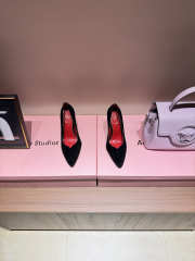 Uubags Valentino Suede Pumps In Black 10cm - 3