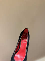Uubags Valentino Suede Pumps In Black 10cm - 4