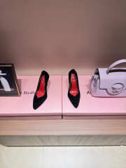 Uubags Valentino Suede Pumps In Black 10cm - 5
