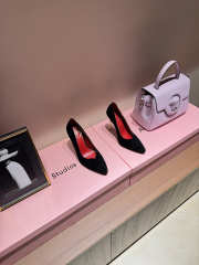 Uubags Valentino Suede Pumps In Black 10cm - 6
