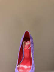 Uubags Valentino Suede Pumps In Purple 10cm - 6