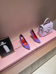 Uubags Valentino Suede Pumps In Purple 10cm - 3