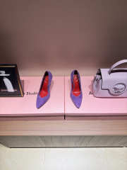 Uubags Valentino Suede Pumps In Purple 10cm - 2