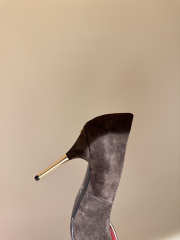 Uubags Valentino Suede Pumps In Dark Chocolate 10cm - 3