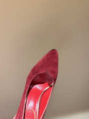 Uubags Valentino Suede Pumps In Red 10cm - 6