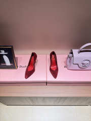 Uubags Valentino Suede Pumps In Red 10cm - 3