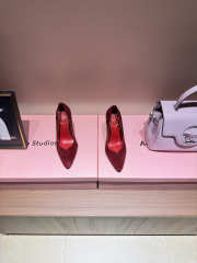 Uubags Valentino Suede Pumps In Red 10cm - 2